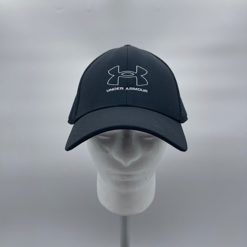 Under Armour 1369804 Mens Size XL/XXL Hat Black Iso-Chill Driver Mesh Golf Cap